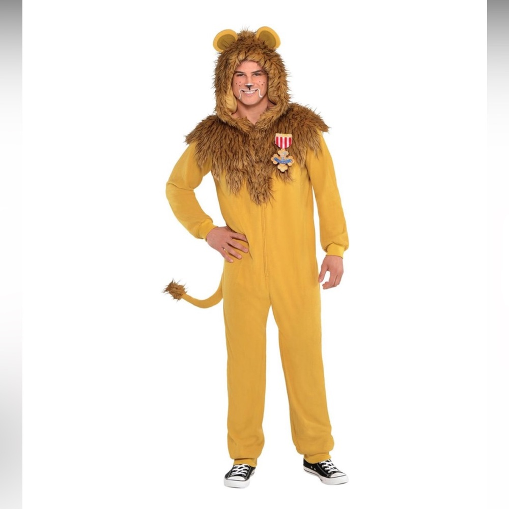Wizard of Oz Lion Costume with Faux Fur Trim - Picture 7 of 7